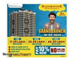 1 RK, 1 Bhk and 2 Bhk Flat For Sale at Vasai East Dream Sunshine Residency - 1/1